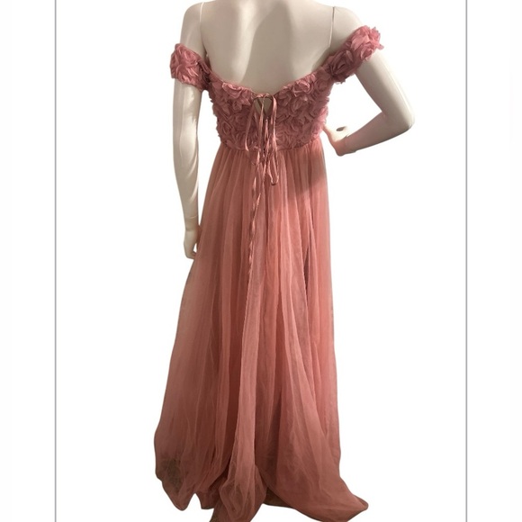 QOQ Pink Floral Decor Off Shoulder NWOT - Picture 10 of 12